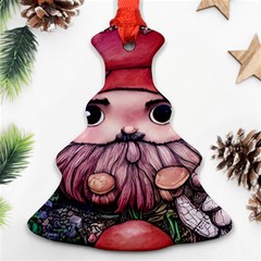 Shroom Glamour Christmas Tree Ornament (two Sides) by GardenOfOphir