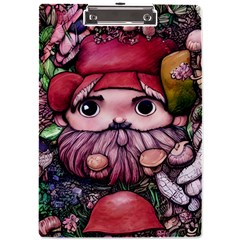 Shroom Glamour A4 Acrylic Clipboard by GardenOfOphir