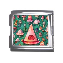 Magic Mushroom Wizardry Mega Link Italian Charm (18mm) by GardenOfOphir