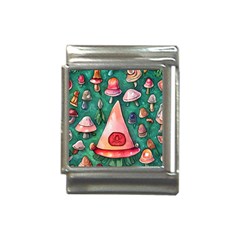 Magic Mushroom Wizardry Italian Charm (13mm) by GardenOfOphir