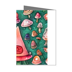 Magic Mushroom Wizardry Mini Greeting Cards (pkg Of 8) by GardenOfOphir