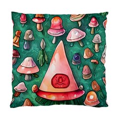 Magic Mushroom Wizardry Standard Cushion Case (two Sides) by GardenOfOphir