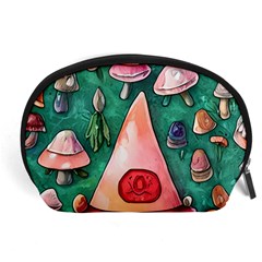 Magic Mushroom Wizardry Accessory Pouch (large) by GardenOfOphir