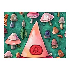 Magic Mushroom Wizardry Premium Plush Fleece Blanket (mini) by GardenOfOphir