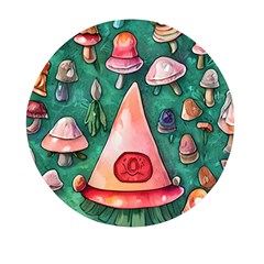 Magic Mushroom Wizardry Mini Round Pill Box (pack Of 3) by GardenOfOphir