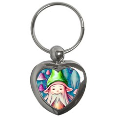 Conjure Mushroom Key Chain (heart) by GardenOfOphir