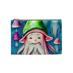 Conjure Mushroom Cosmetic Bag (medium) by GardenOfOphir