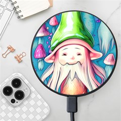 Conjure Mushroom Wireless Fast Charger(black) by GardenOfOphir