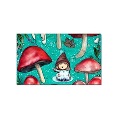 Magic Mushroom Sticker Rectangular (100 Pack) by GardenOfOphir