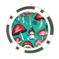 Magic Mushroom Poker Chip Card Guard (10 Pack) by GardenOfOphir