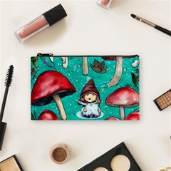 Magic Mushroom Cosmetic Bag (small) by GardenOfOphir