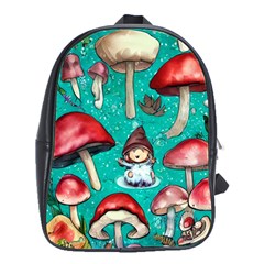 Magic Mushroom School Bag (large) by GardenOfOphir