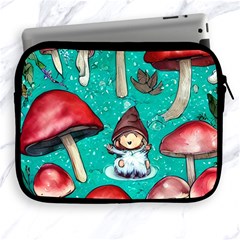 Magic Mushroom Apple Ipad 2/3/4 Zipper Cases by GardenOfOphir