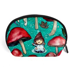 Magic Mushroom Accessory Pouch (large) by GardenOfOphir