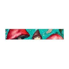 Magic Mushroom Premium Plush Fleece Scarf (mini) by GardenOfOphir