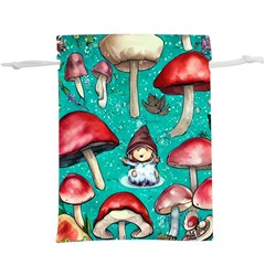 Magic Mushroom Lightweight Drawstring Pouch (xl) by GardenOfOphir