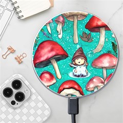 Magic Mushroom Wireless Fast Charger(white) by GardenOfOphir