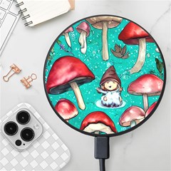 Magic Mushroom Wireless Fast Charger(black) by GardenOfOphir