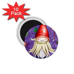 Sacred Mushroom 1 75  Magnets (10 Pack)  by GardenOfOphir