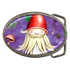 Sacred Mushroom Belt Buckles by GardenOfOphir