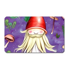 Sacred Mushroom Magnet (rectangular) by GardenOfOphir