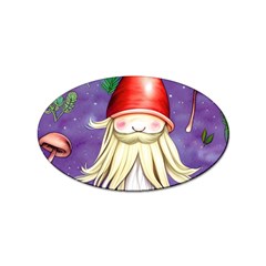 Sacred Mushroom Sticker Oval (10 Pack) by GardenOfOphir