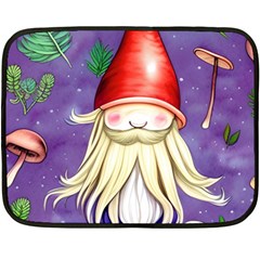 Sacred Mushroom Fleece Blanket (mini) by GardenOfOphir