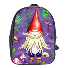 Sacred Mushroom School Bag (large) by GardenOfOphir