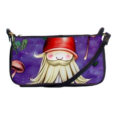 Sacred Mushroom Shoulder Clutch Bag by GardenOfOphir