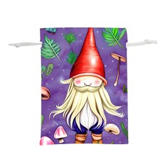 Sacred Mushroom Lightweight Drawstring Pouch (S)