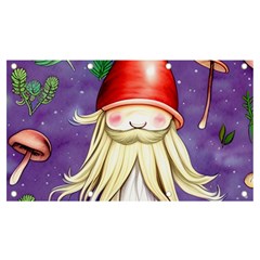 Sacred Mushroom Banner And Sign 7  X 4  by GardenOfOphir