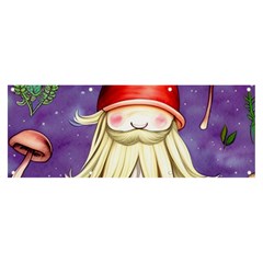 Sacred Mushroom Banner And Sign 8  X 3  by GardenOfOphir