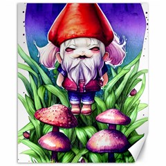 Liberty Cap Mushroom Art Canvas 16  X 20  by GardenOfOphir