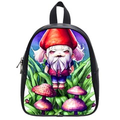 Liberty Cap Mushroom Art School Bag (small) by GardenOfOphir