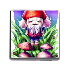 Liberty Cap Mushroom Art Memory Card Reader (square 5 Slot) by GardenOfOphir