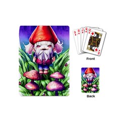 Liberty Cap Mushroom Art Playing Cards Single Design (mini) by GardenOfOphir