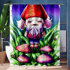 Liberty Cap Mushroom Art Shower Curtain 60  X 72  (medium)  by GardenOfOphir