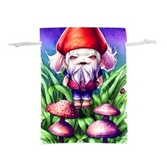 Liberty Cap Mushroom Art Lightweight Drawstring Pouch (l) by GardenOfOphir