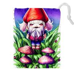 Liberty Cap Mushroom Art Drawstring Pouch (4xl)