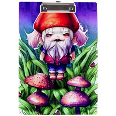 Liberty Cap Mushroom Art A4 Acrylic Clipboard by GardenOfOphir