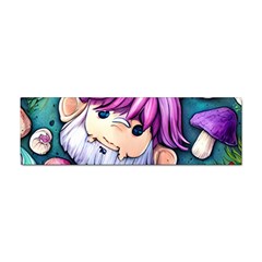 Sacred Mushroom Art Sticker (bumper) by GardenOfOphir