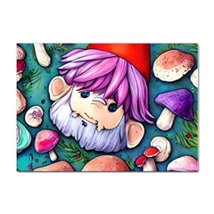 Sacred Mushroom Art Sticker A4 (100 Pack) by GardenOfOphir