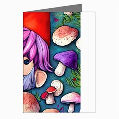 Sacred Mushroom Art Greeting Cards (pkg Of 8) by GardenOfOphir