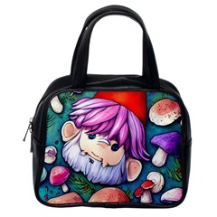 Sacred Mushroom Art Classic Handbag (one Side) by GardenOfOphir