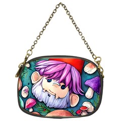 Sacred Mushroom Art Chain Purse (one Side) by GardenOfOphir