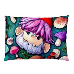 Sacred Mushroom Art Pillow Case by GardenOfOphir