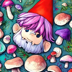 Sacred Mushroom Art Play Mat (square) by GardenOfOphir