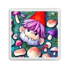 Sacred Mushroom Art Memory Card Reader (square) by GardenOfOphir