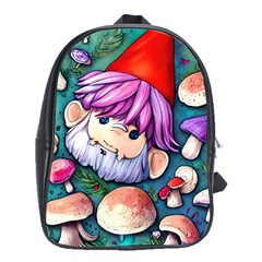 Sacred Mushroom Art School Bag (xl) by GardenOfOphir