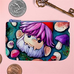 Sacred Mushroom Art Large Coin Purse by GardenOfOphir